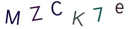 Image CAPTCHA