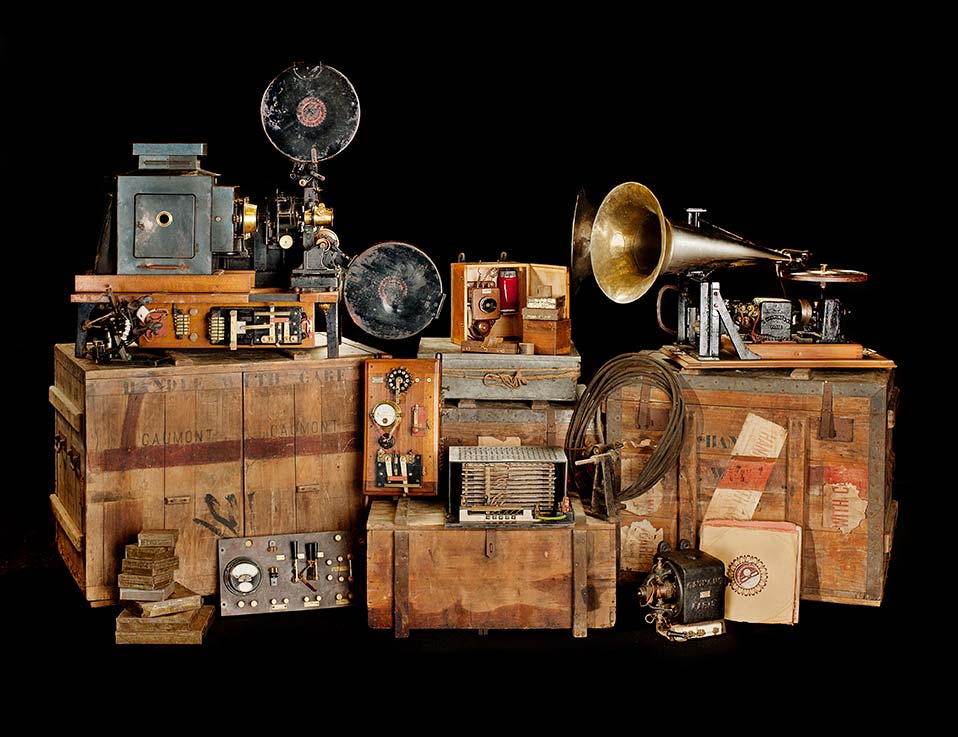 Projecteur. Chronomégaphone modèle automatique 1911