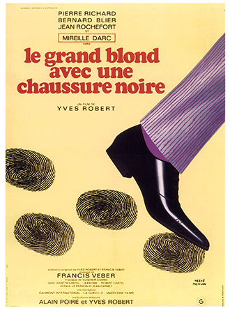 LE GRAND BLOND AVEC UNE CHAUSSURE NOIRE. Yves Robert. 1972