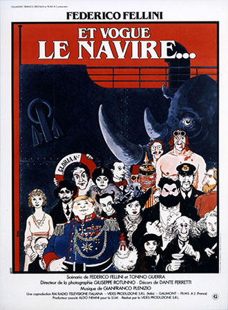 ET VOGUE LE NAVIRE. Federico Fellini. 1984
