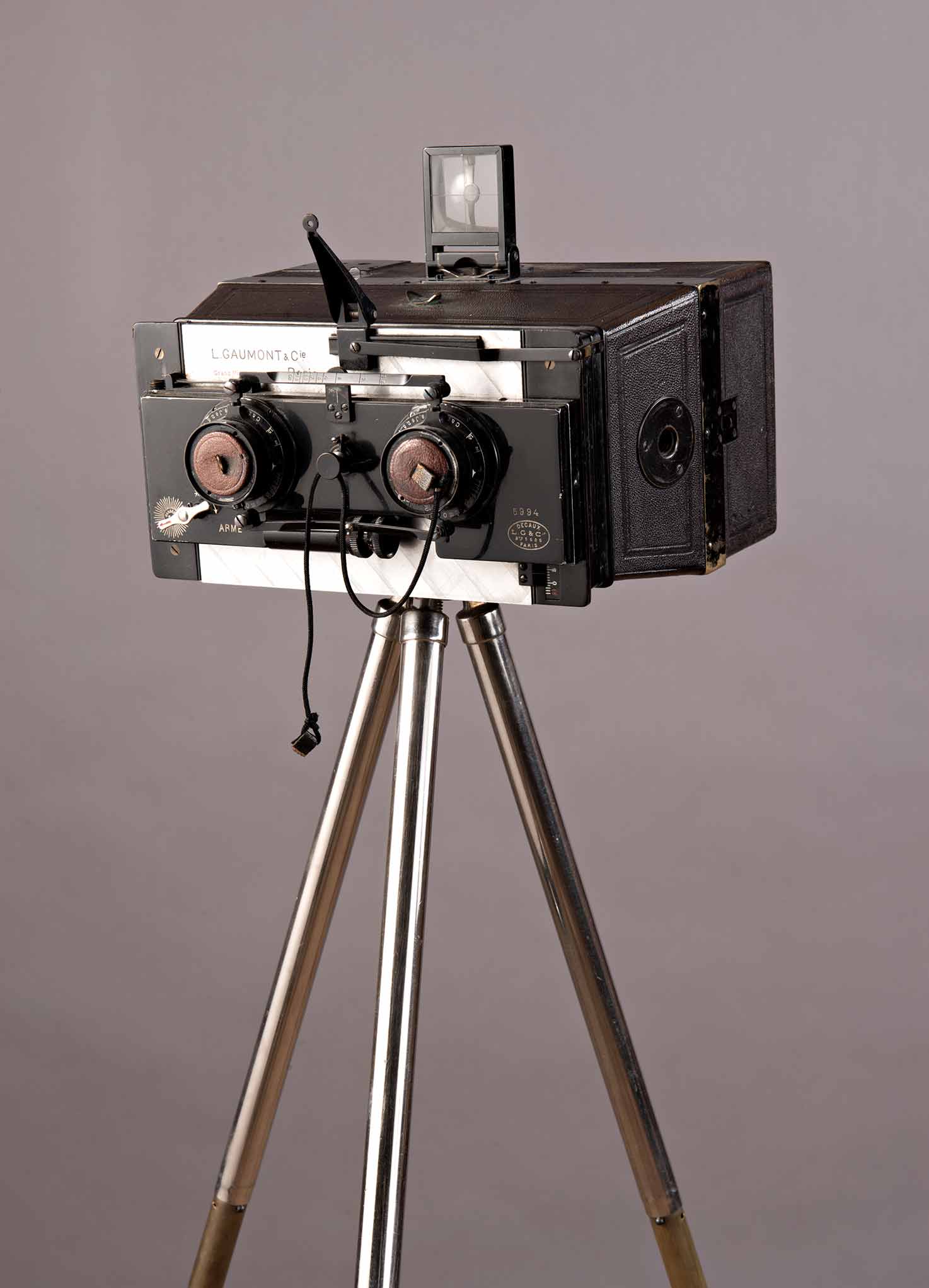 Appareil photographique. Stéréo Spido 8x16 L. Gaumont & cie. Autour de 1900