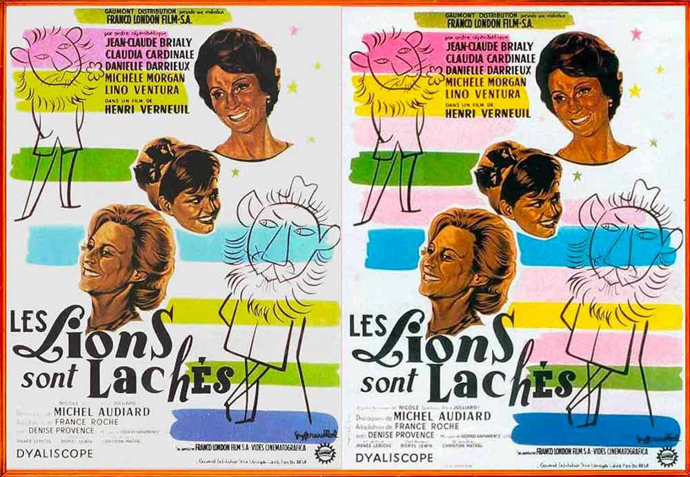 Affiche du film Les Lions sont lachés, 1961