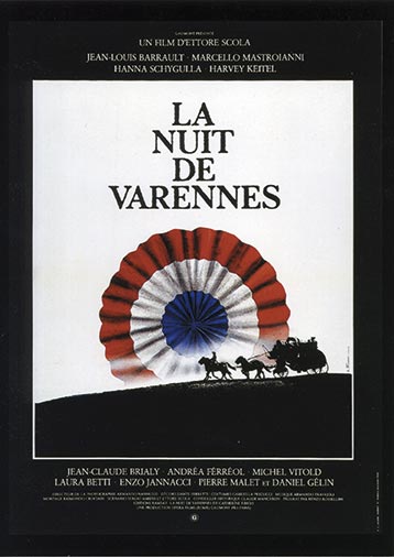 Affiche du film La Nuit de Varennes, 1982