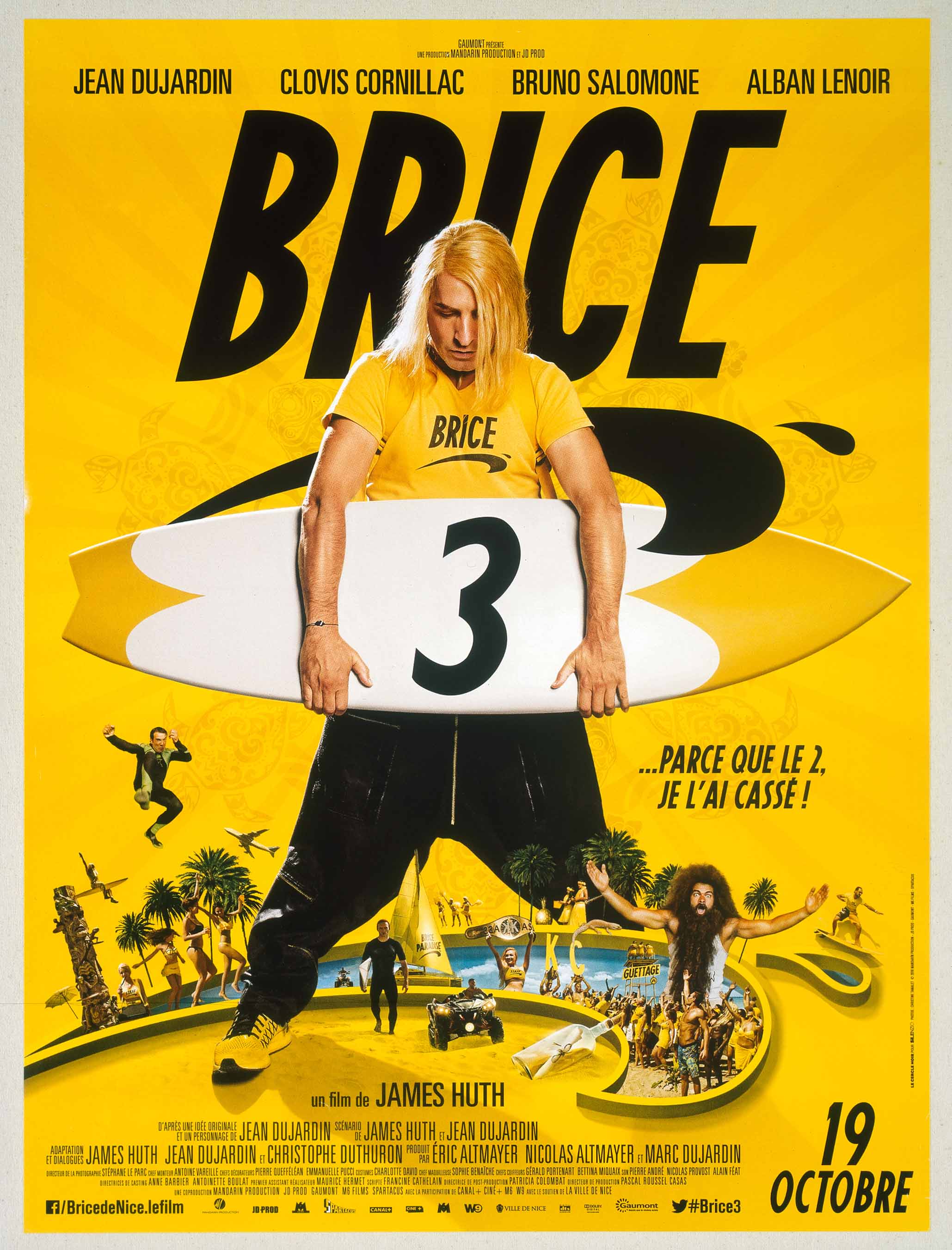 Affiche du film Brice 3, 2016
