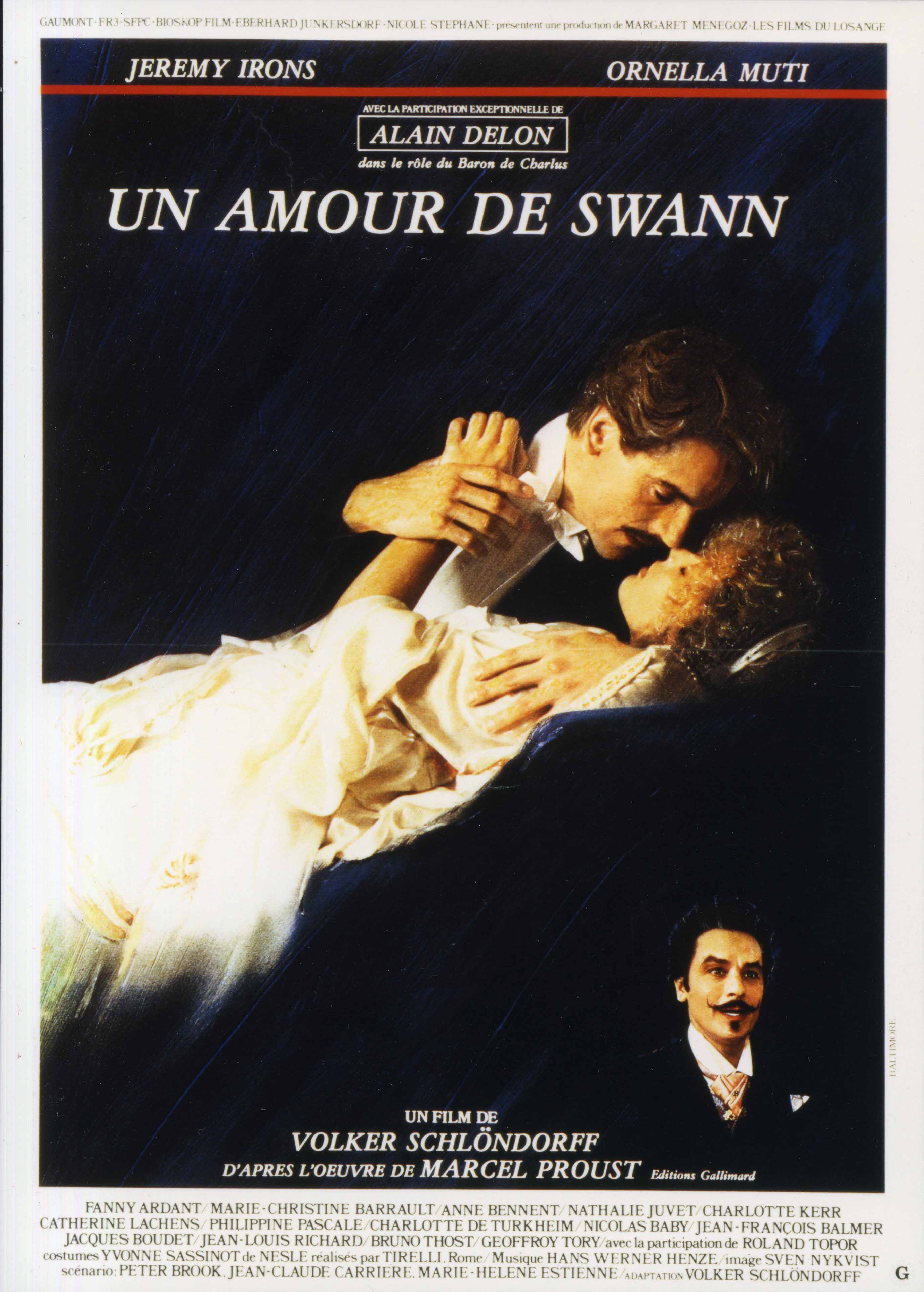 Affiche du film Un amour de swann, 1984