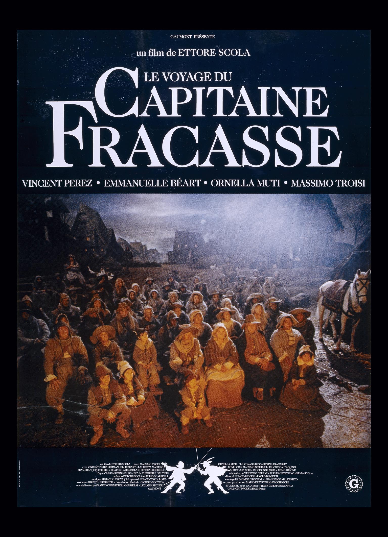 Affiche du film Le Voyage du Capitaine Fracasse, 1991