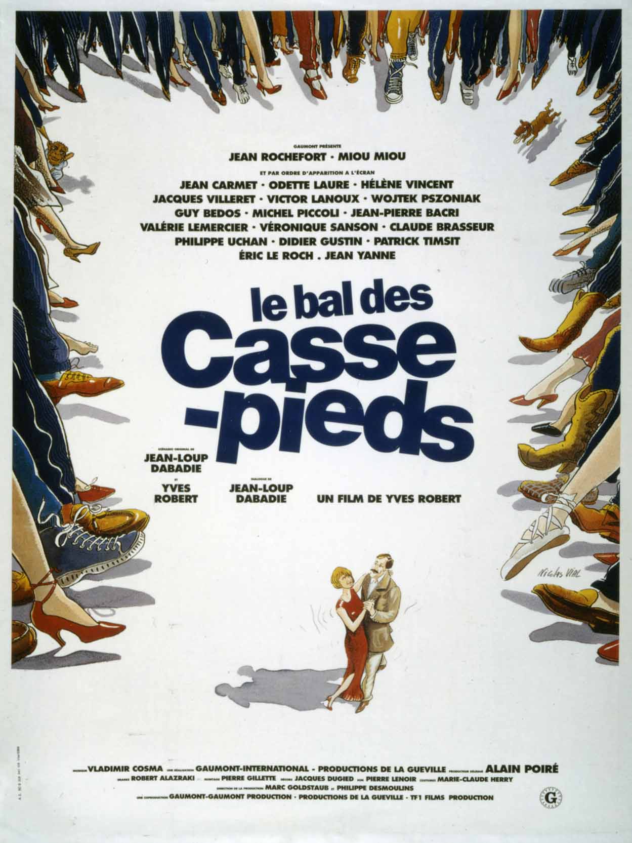 Affiche du film Le Bal des Casse Pieds