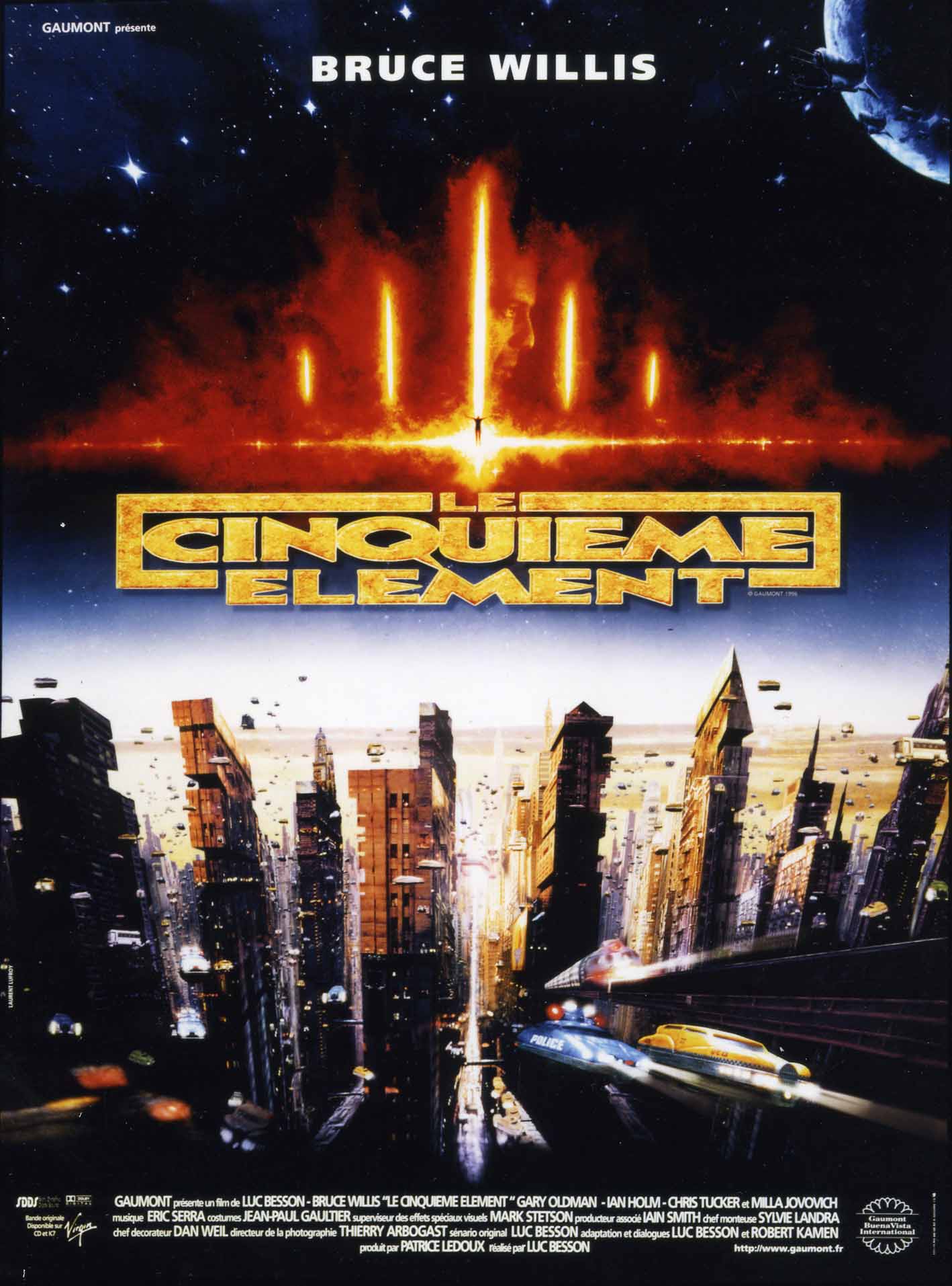 Affiche du film Le Cinquième Element, 1998