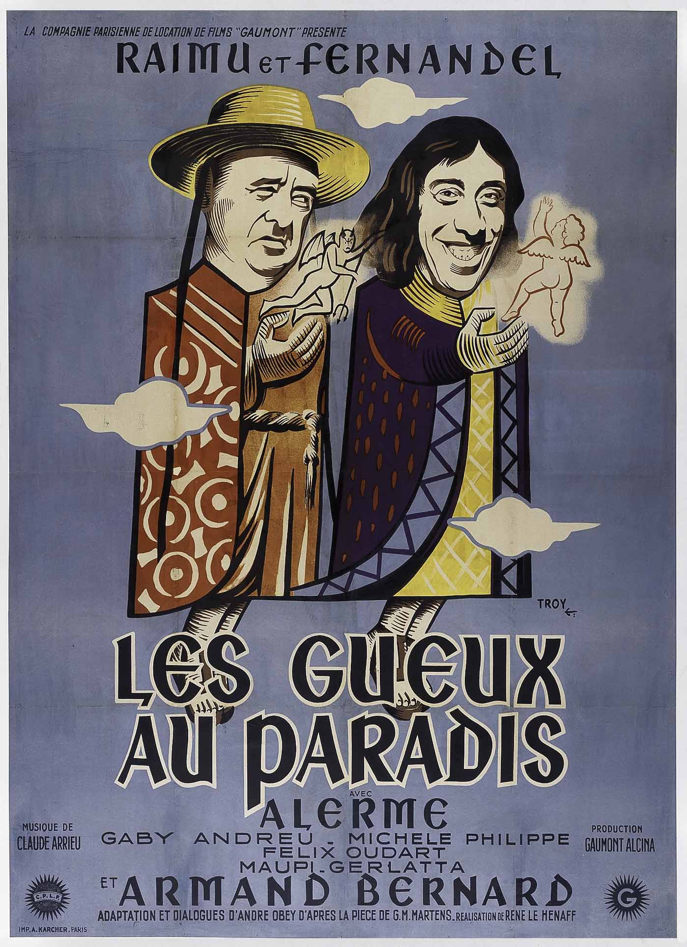 Affiche du film Les Gueux du Paradis, 1946