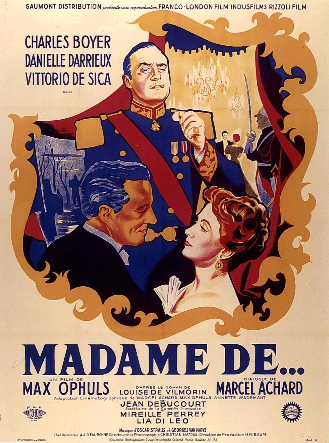 Affiche du film Capitaine Pantoufle, 1953
