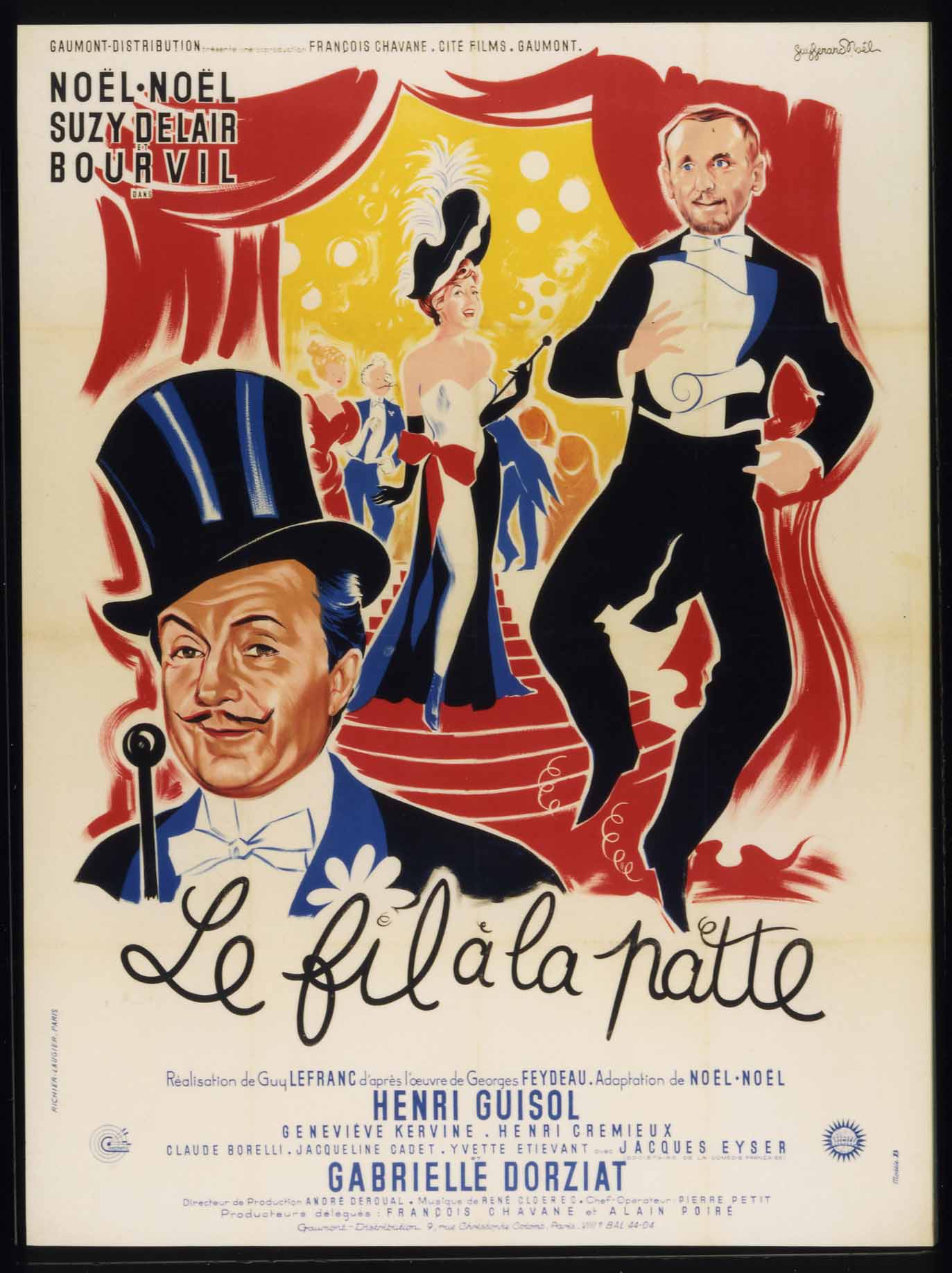 Affiche du film Le Fil à la Patte, 1955