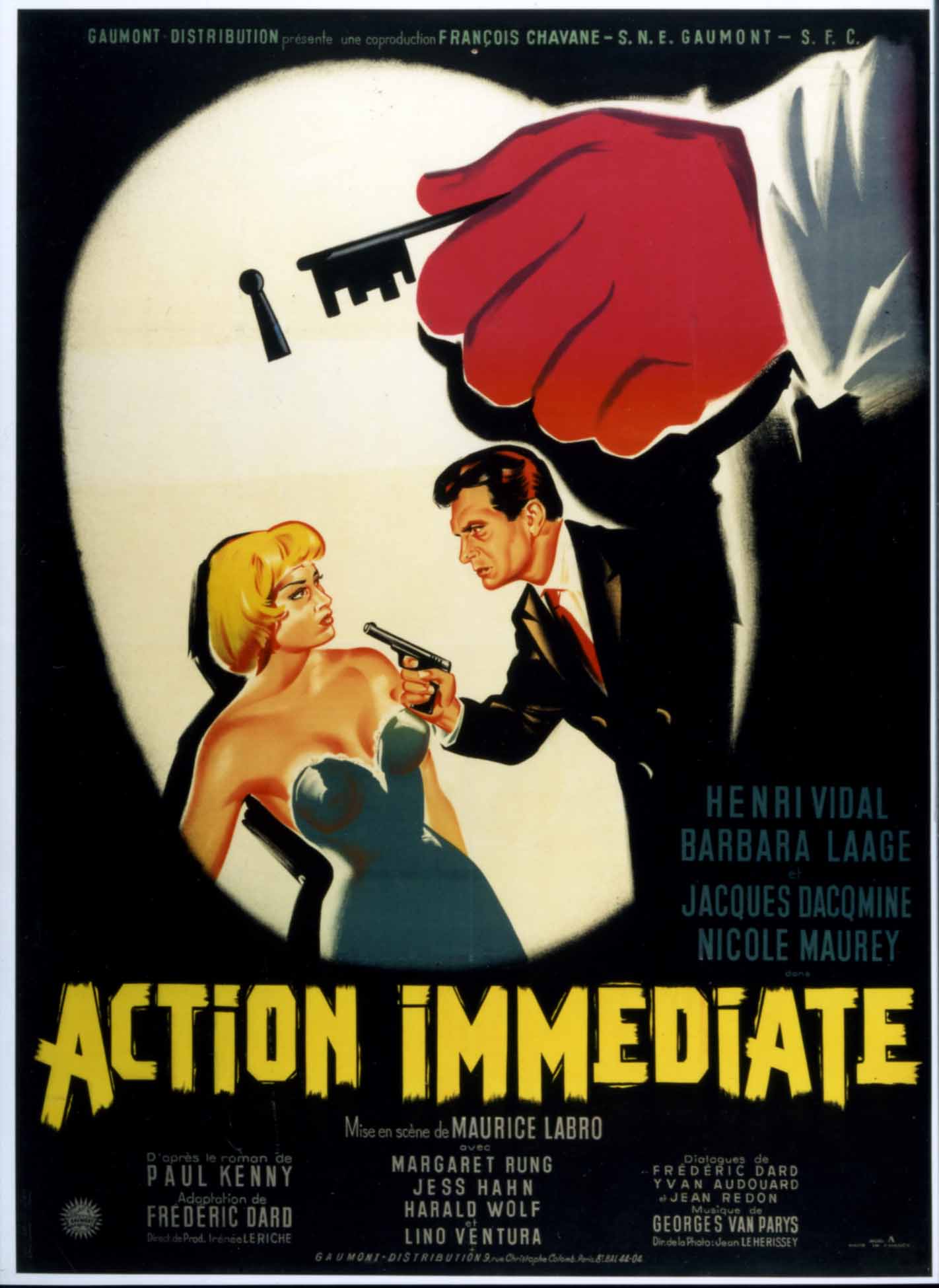 Affiche du film Action Immédiate, 1957