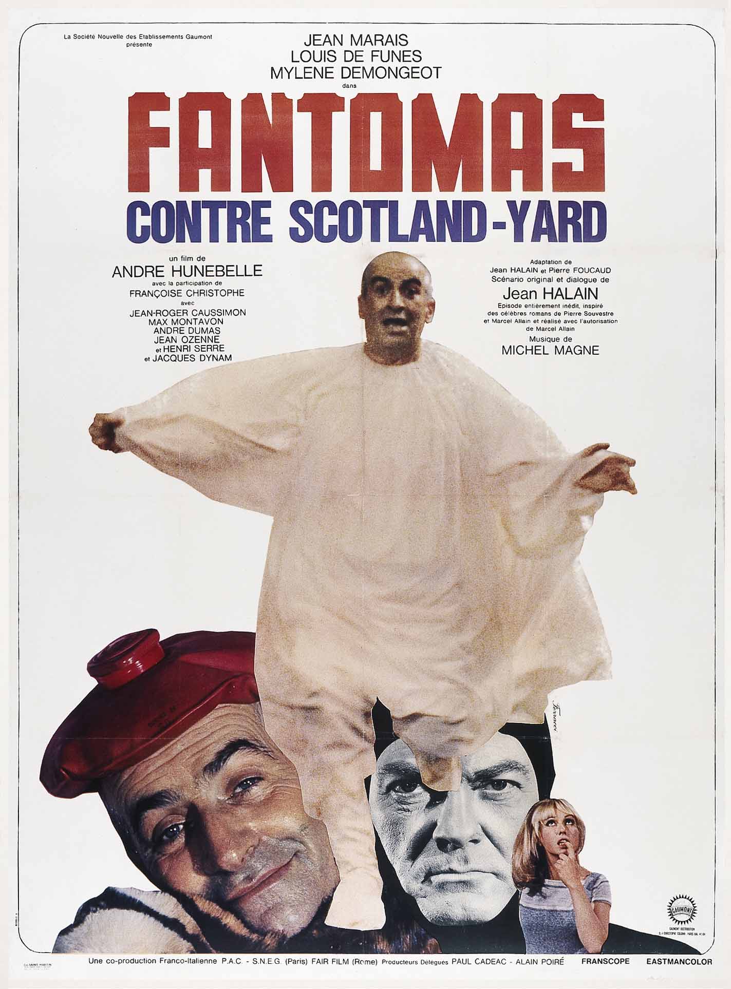 Affiche du film Fantômas contre Scotland Yard, 1967