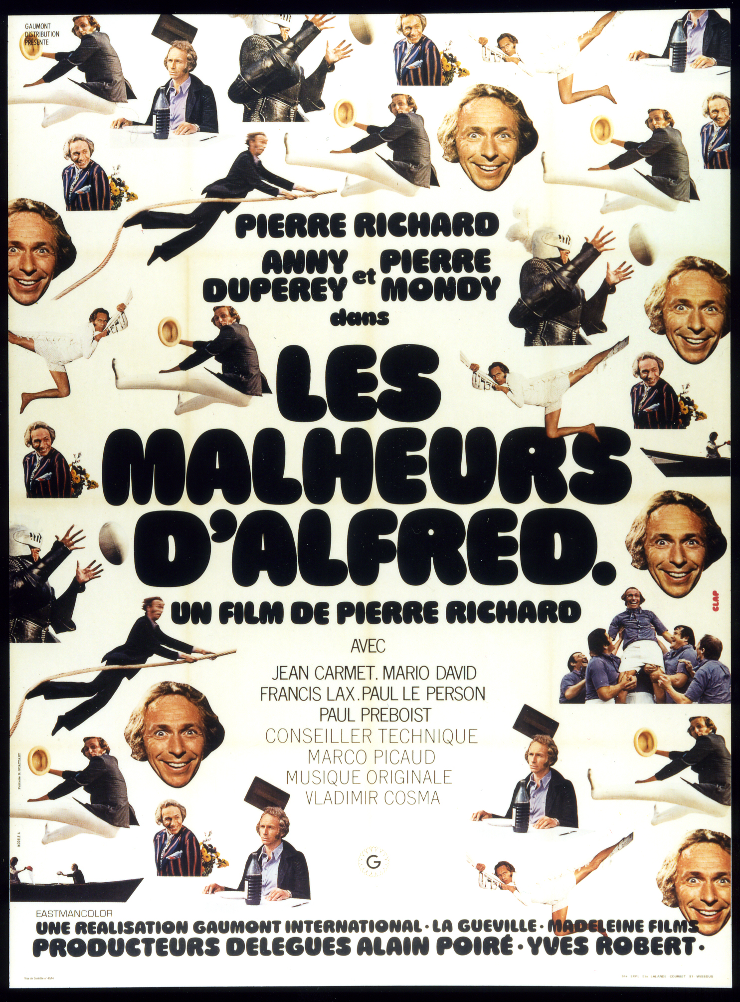 Affiche du film Le Grand Blond avec une chaussure noire