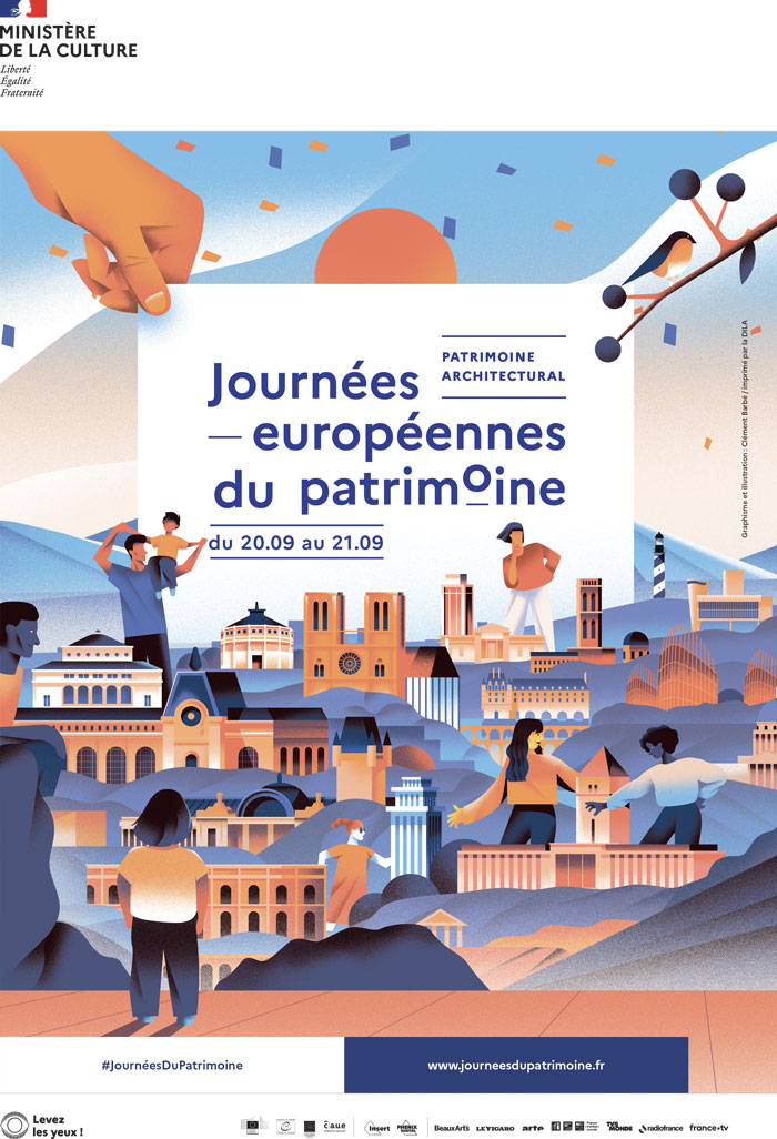 Affiche journée du Patrimoine 2025