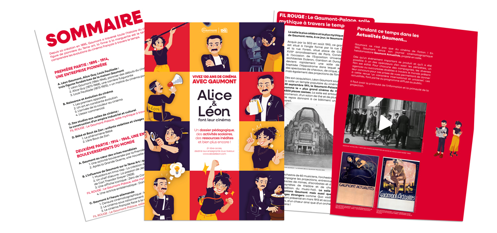 Alice et Léon site pédagogique