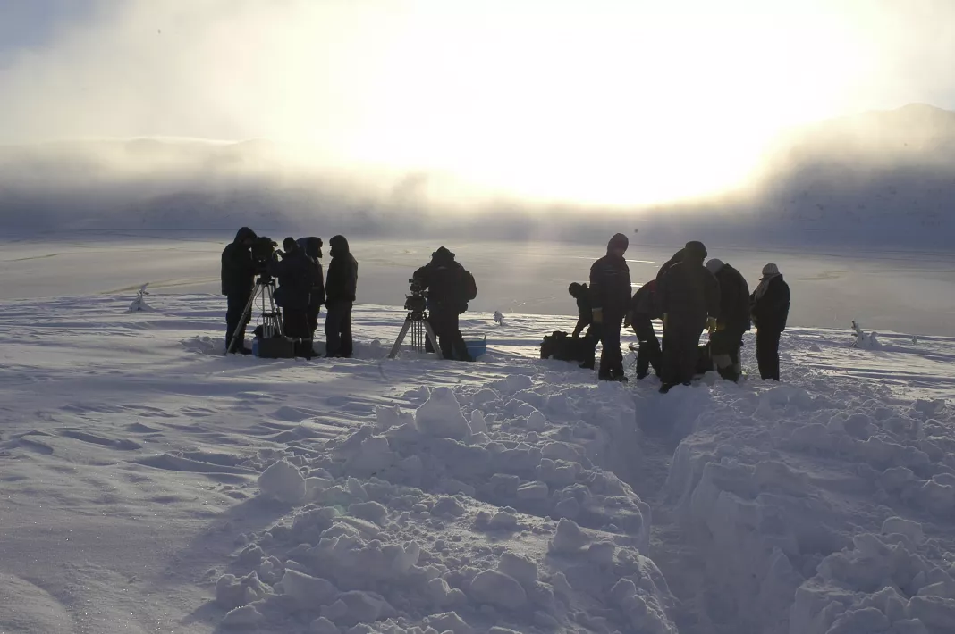THE YEAR OF THE HARE - Still of Vatanen Shooting