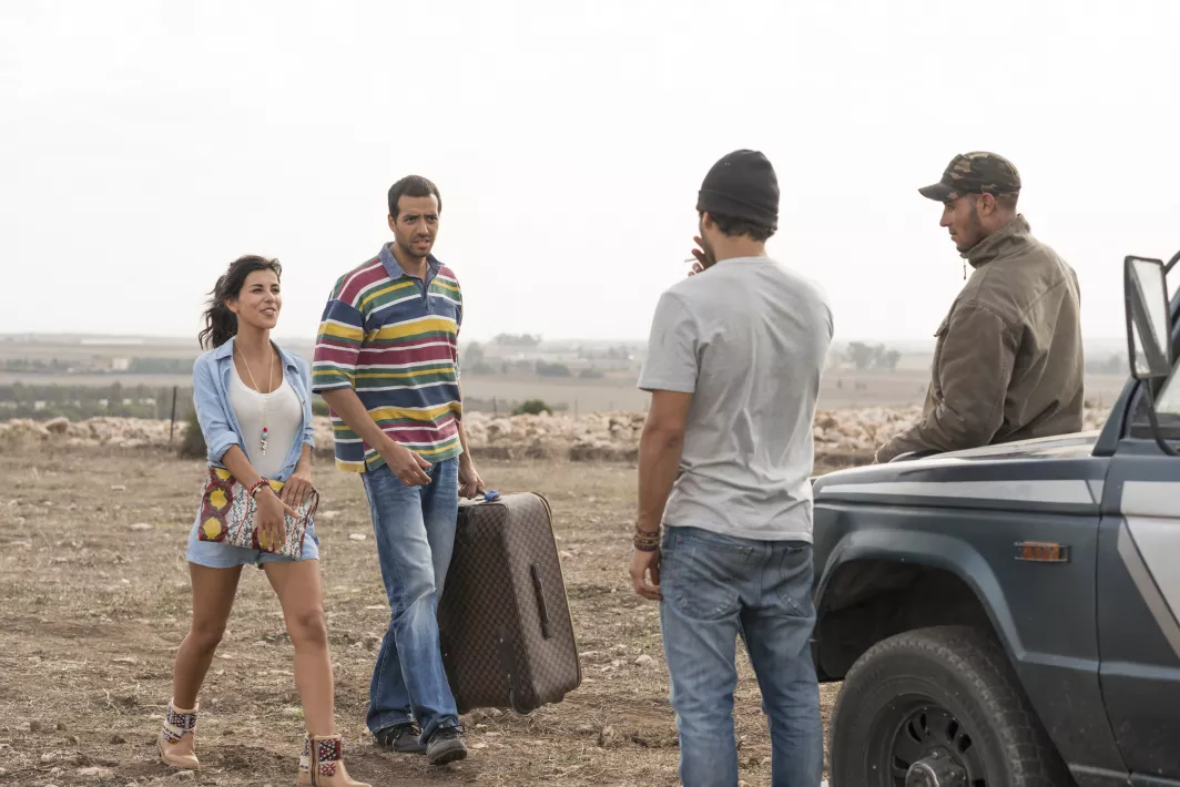 PARIS OR PERISH - Still of Reem Kherici and Tarek Boudali