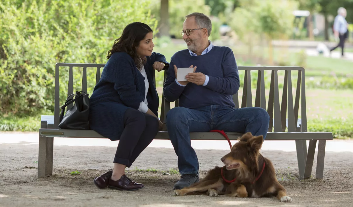 A MAN IN A HURRY - still