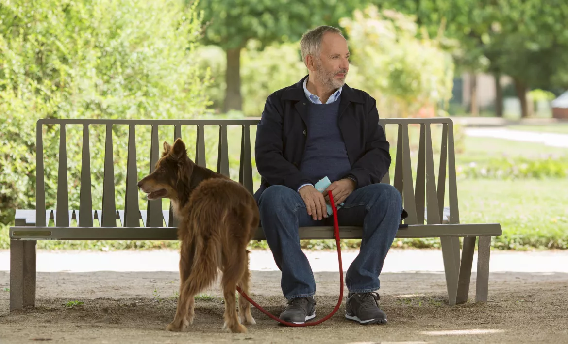 A MAN IN A HURRY - Still