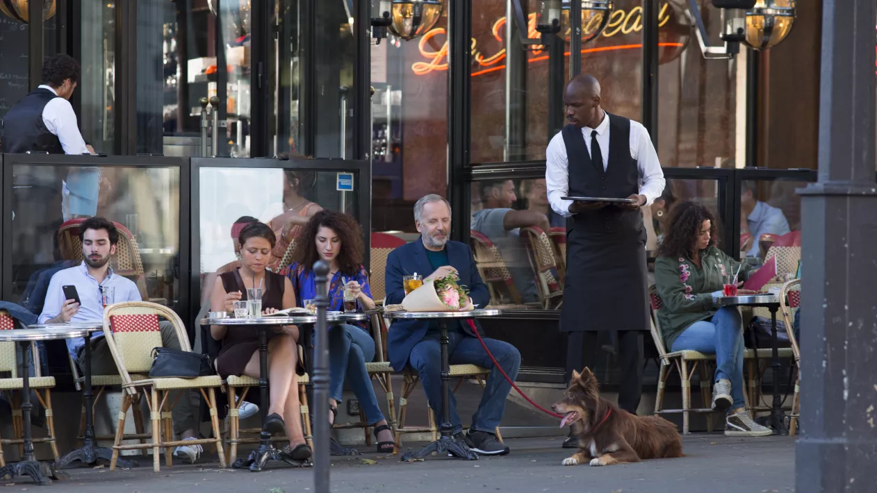 A MAN IN A HURRY - Still