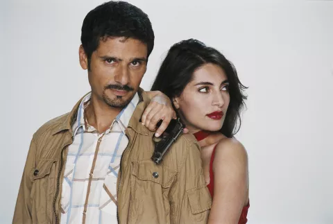 MY PARTNER'S WIFE - Still of Caterina Murino & Pascal ElbĂ©