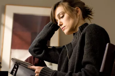 LAST NIGHT - Still of Keira Knightley