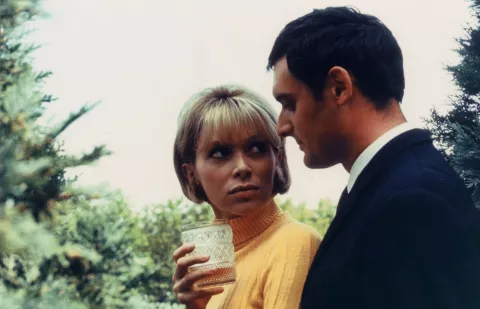 WEEK-END - Still of Mireille Darc Jean-Pierre LĂ©aud