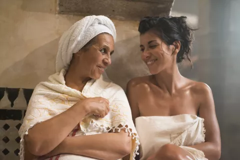 PARIS OR PERISH - Still of Reem Kherici and Fatima Naji