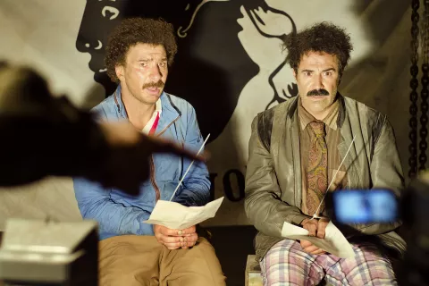 VIVE LA FRANCE - Still of MichaĂ«l Youn and JosĂ© Garcia