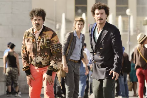 VIVE LA FRANCE - Still of MichaĂ«l Youn, JosĂ© Garcia and Isabelle Funaro