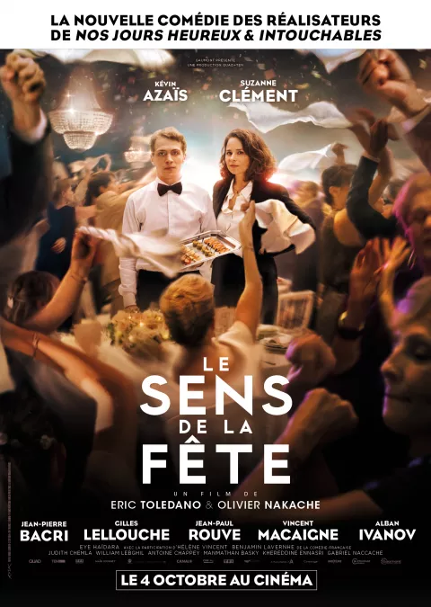 LE SENS DE LA FETE - Affiches Personnages (KĂ©vin AzaĂ¯s & Suzanne ClĂ©ment)