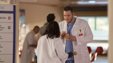 A MAN IN A HURRY - still