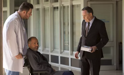 A MAN IN A HURRY - Still