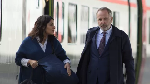 A MAN IN A HURRY - Still